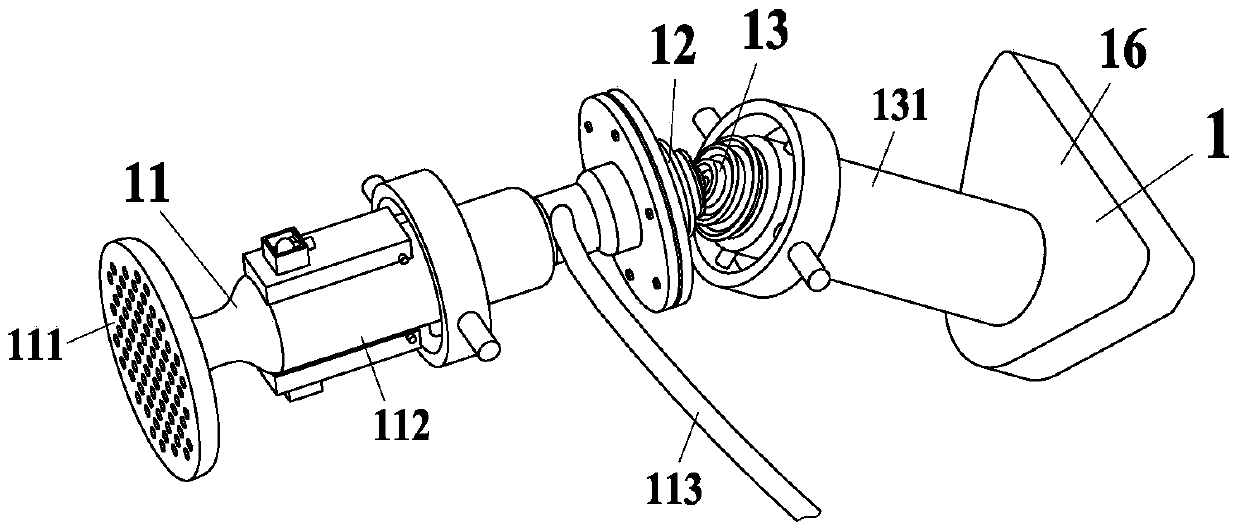 A ball gear meshing automatic shower equipment