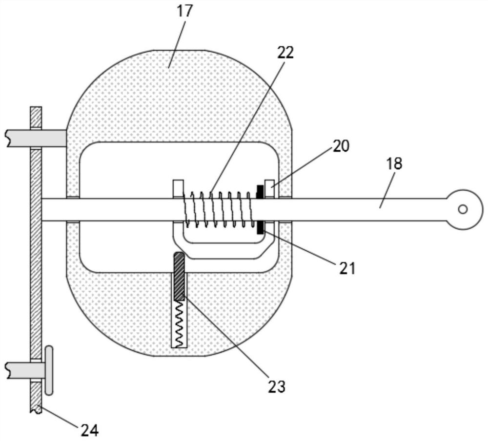 Energy-saving and environment-friendly vibration amplitude detection device for mold workshop detection