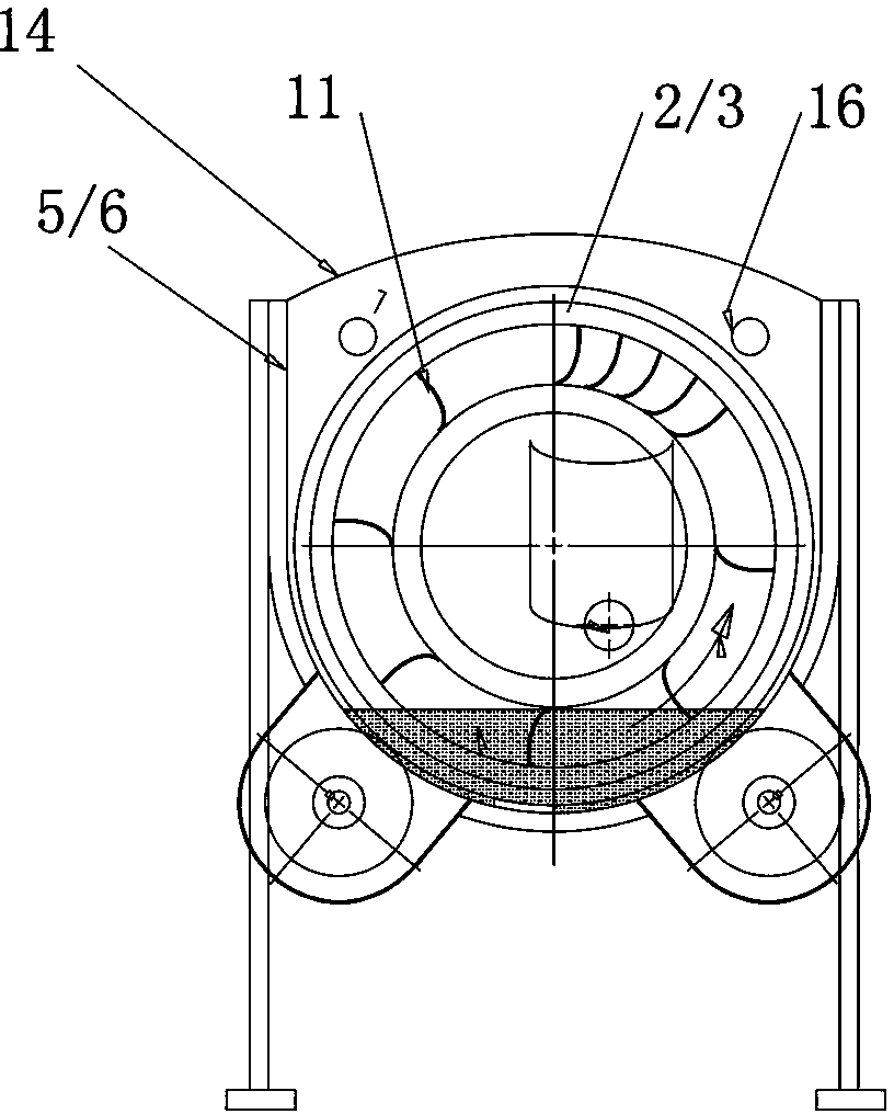 Peeling device for continuous soaking materials