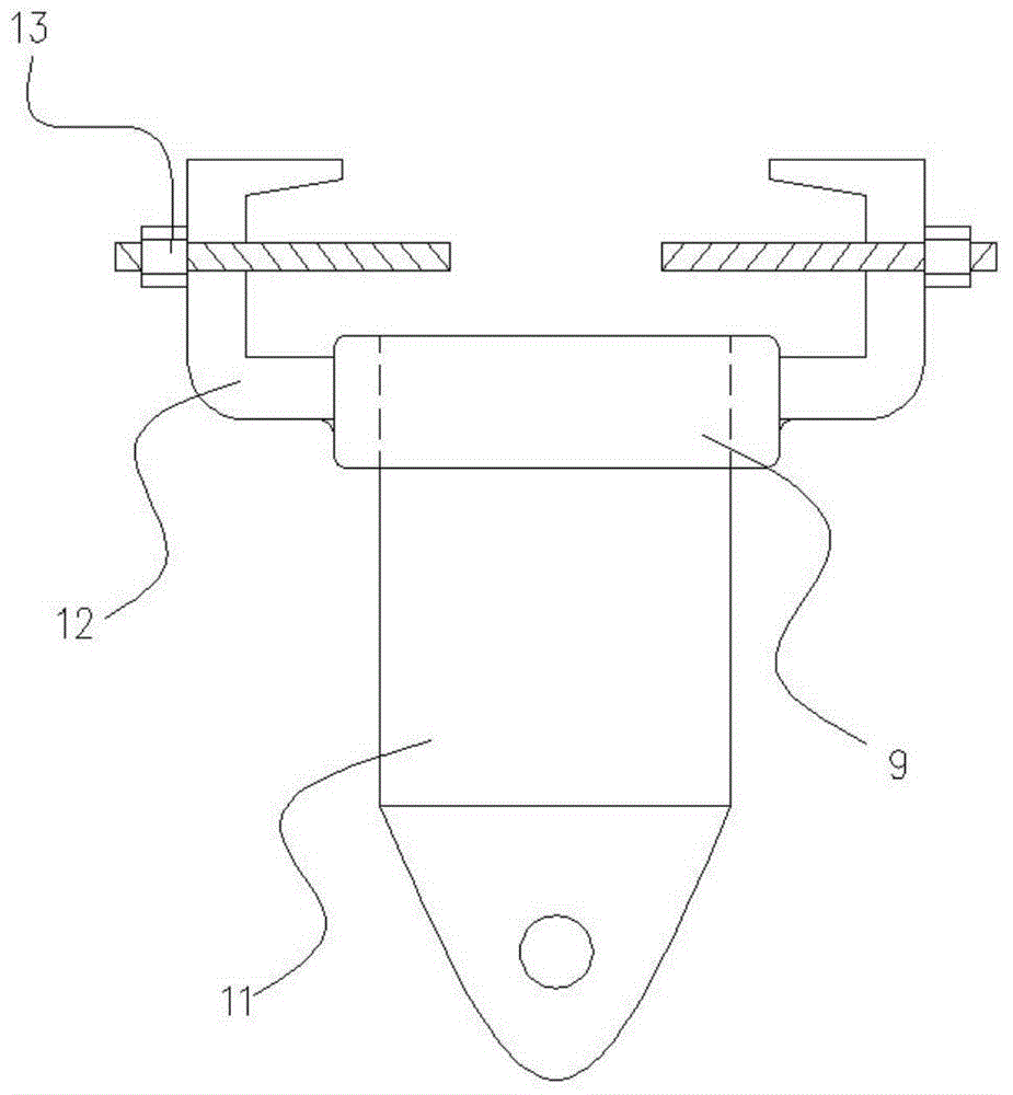 A jumper sag measuring device for transmission lines