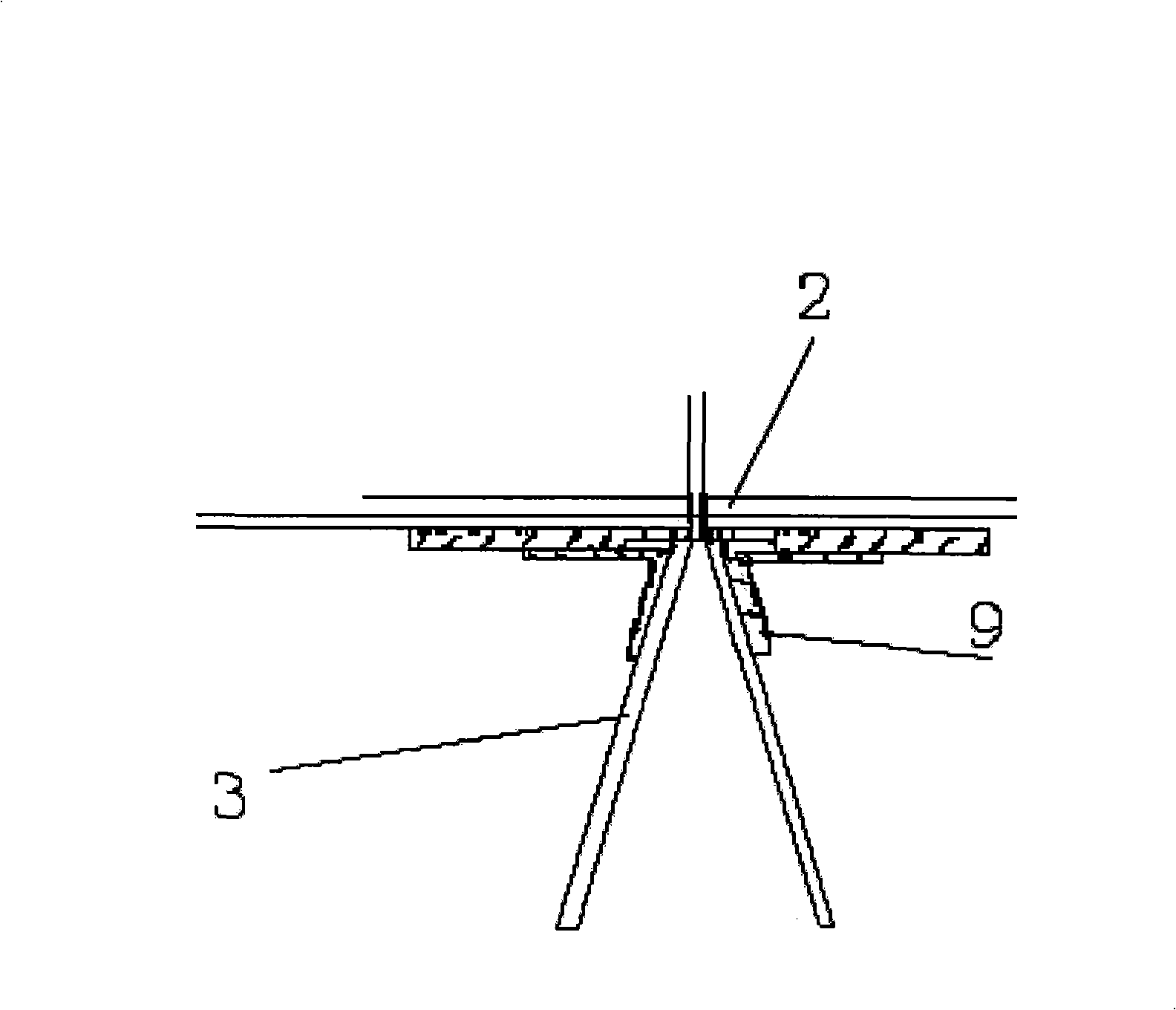 Double-light path high-efficiency fluorescence gathering system