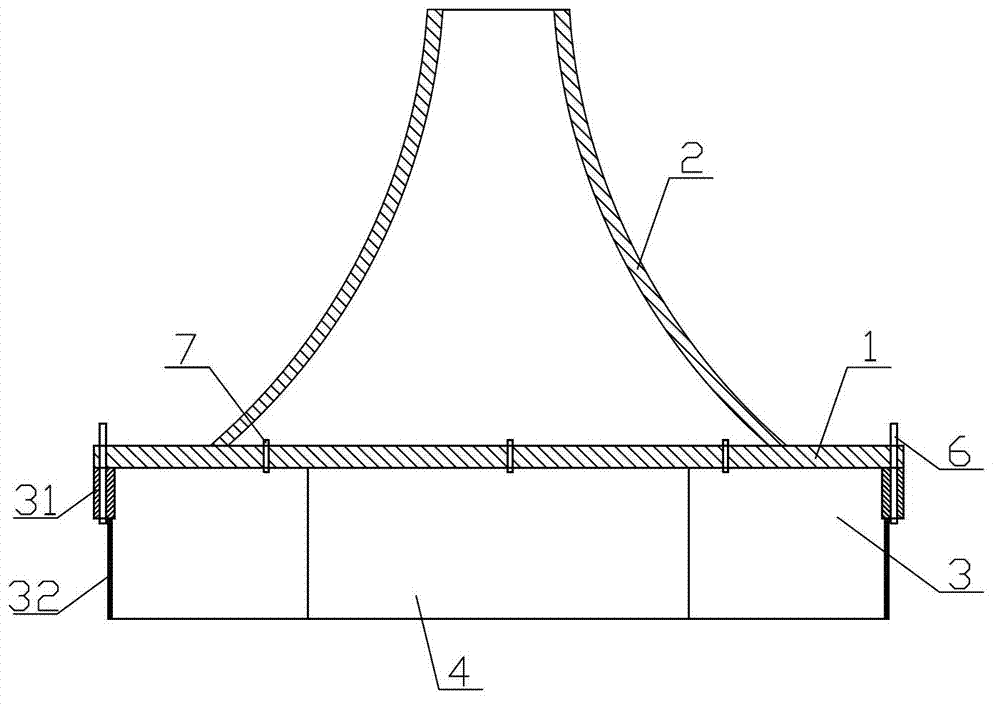 Gravity type foundation structure and construction method thereof