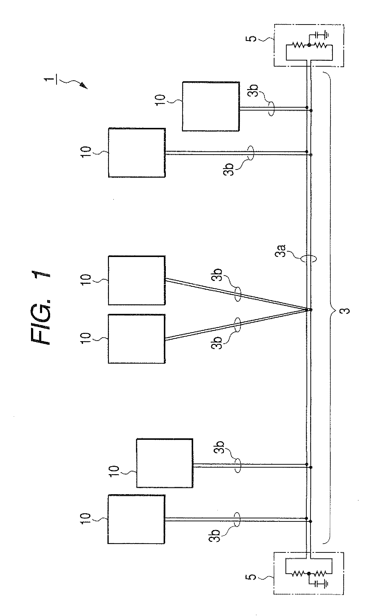 Termination circuit, vehicle-mounted control apparatus, and vehicle-mounted communication system