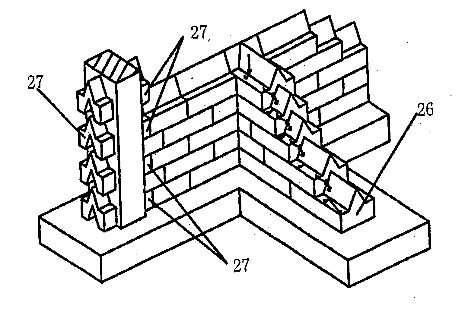 Block For Forming Wall And The Wall Thus Formed