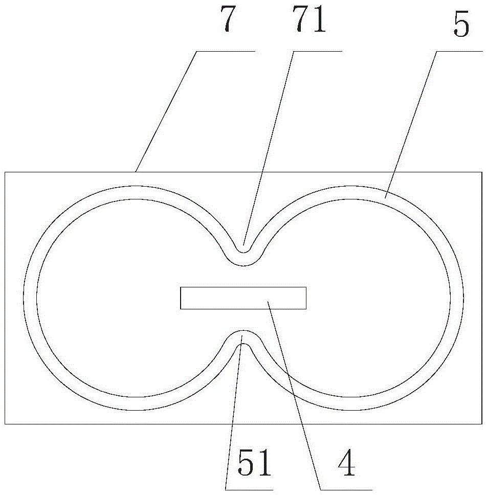 Novel telephone receiver with anti-collision function and anti-vibration function