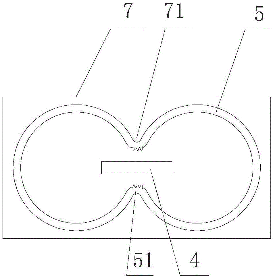 Novel telephone receiver with anti-collision function and anti-vibration function