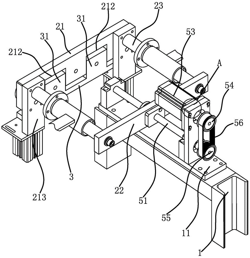 A wire harness tensioning device for a wire arranging machine