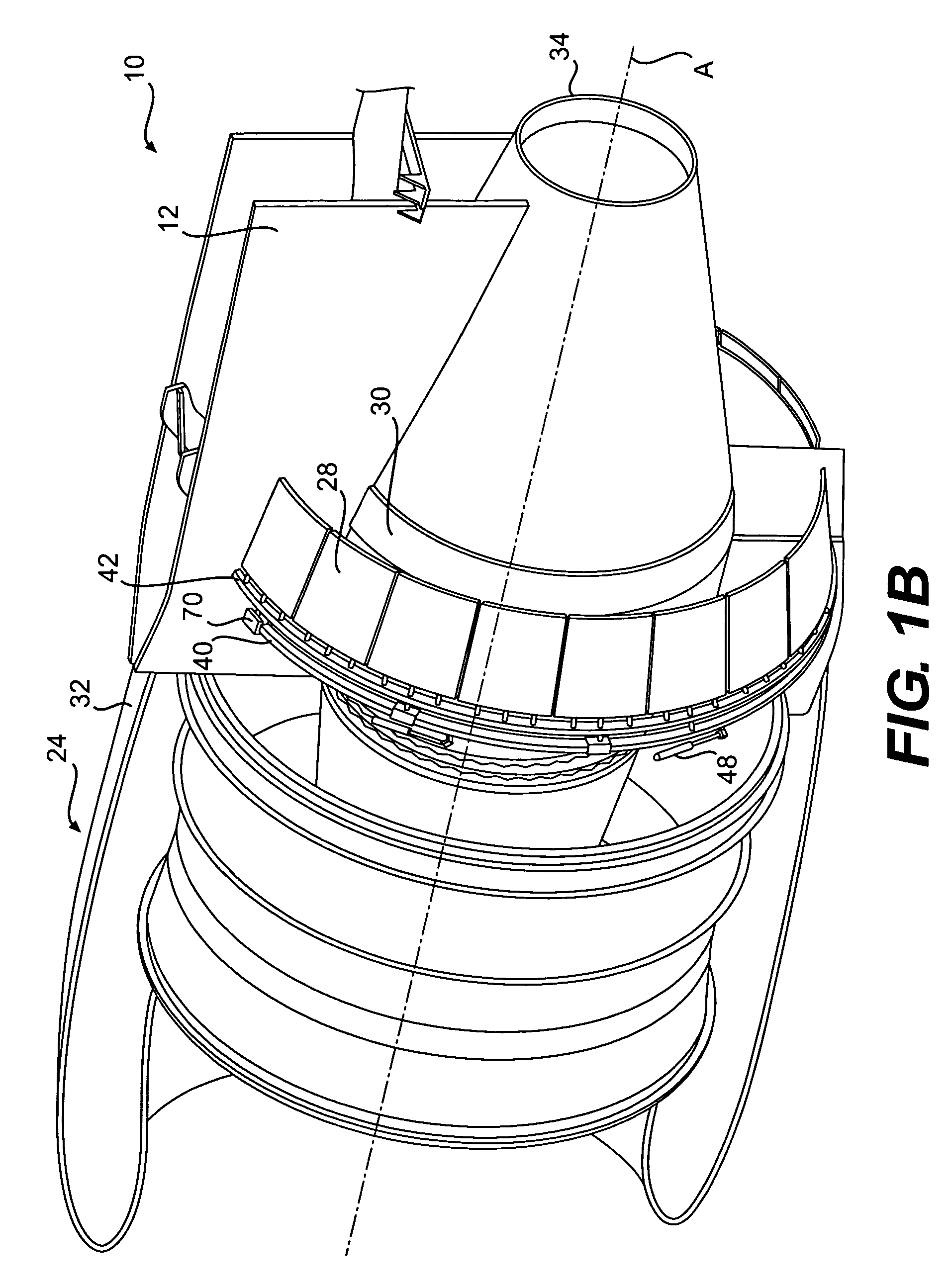 Fan variable area nozzle for a gas turbine engine fan nacelle