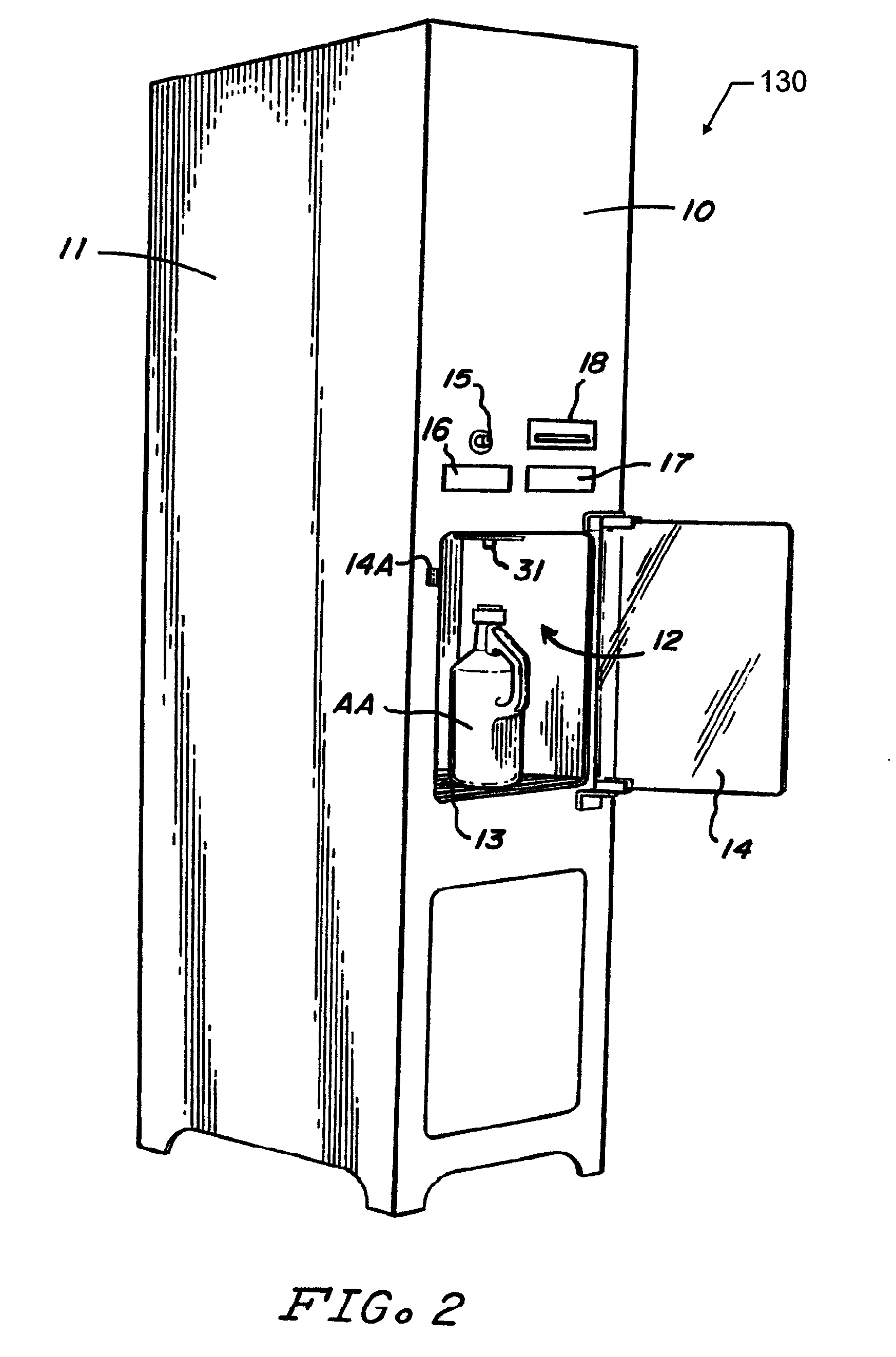 Method and apparatus for vending a containerized liquid product utilizing an automatic self-service refill system