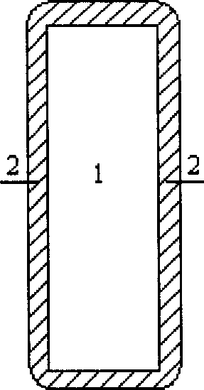 Method for modifying proton exchange membrane fuel cell metal dual-polarity board