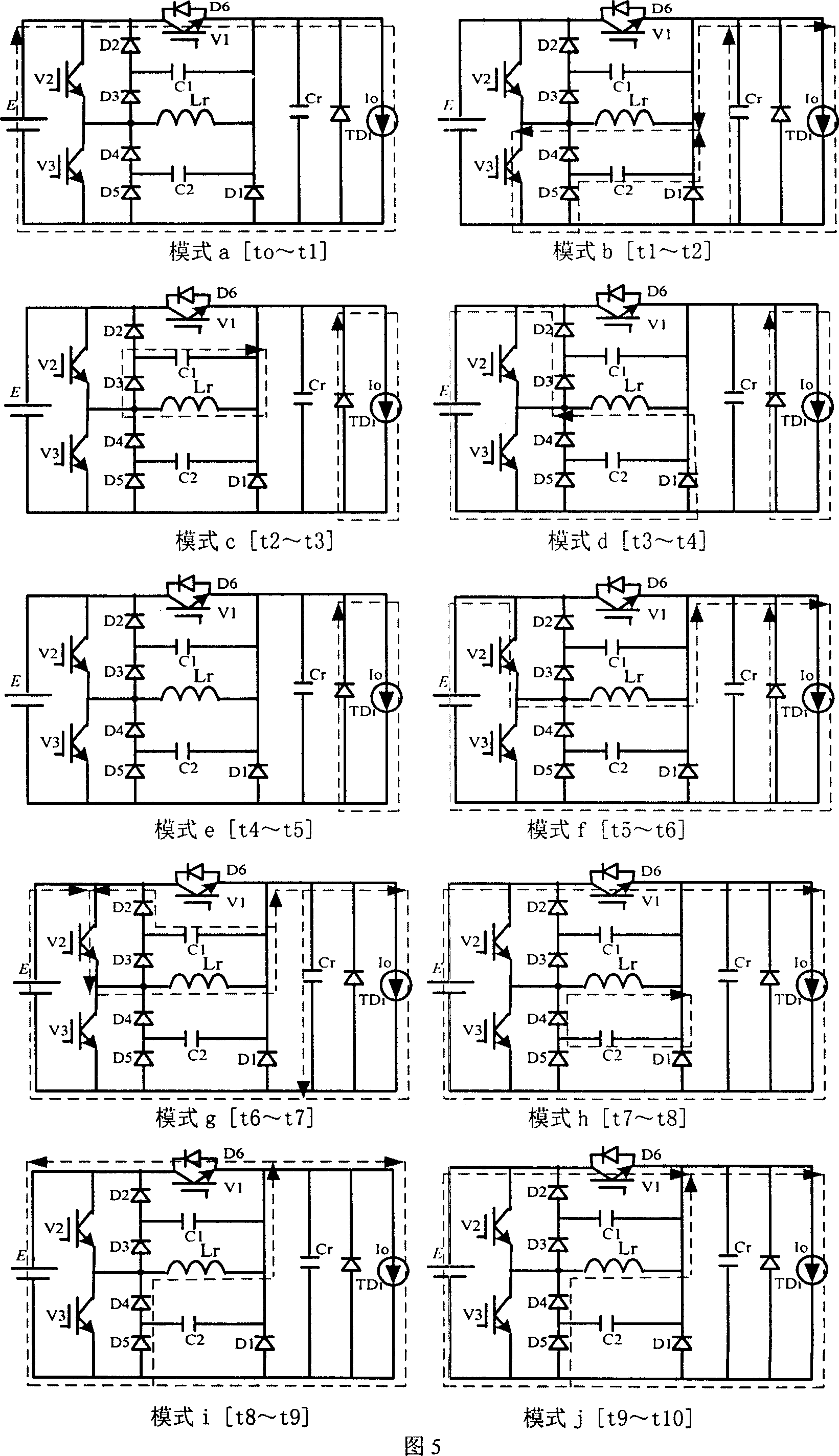 A soft switch reversion conversion circuit for the resonance DC step