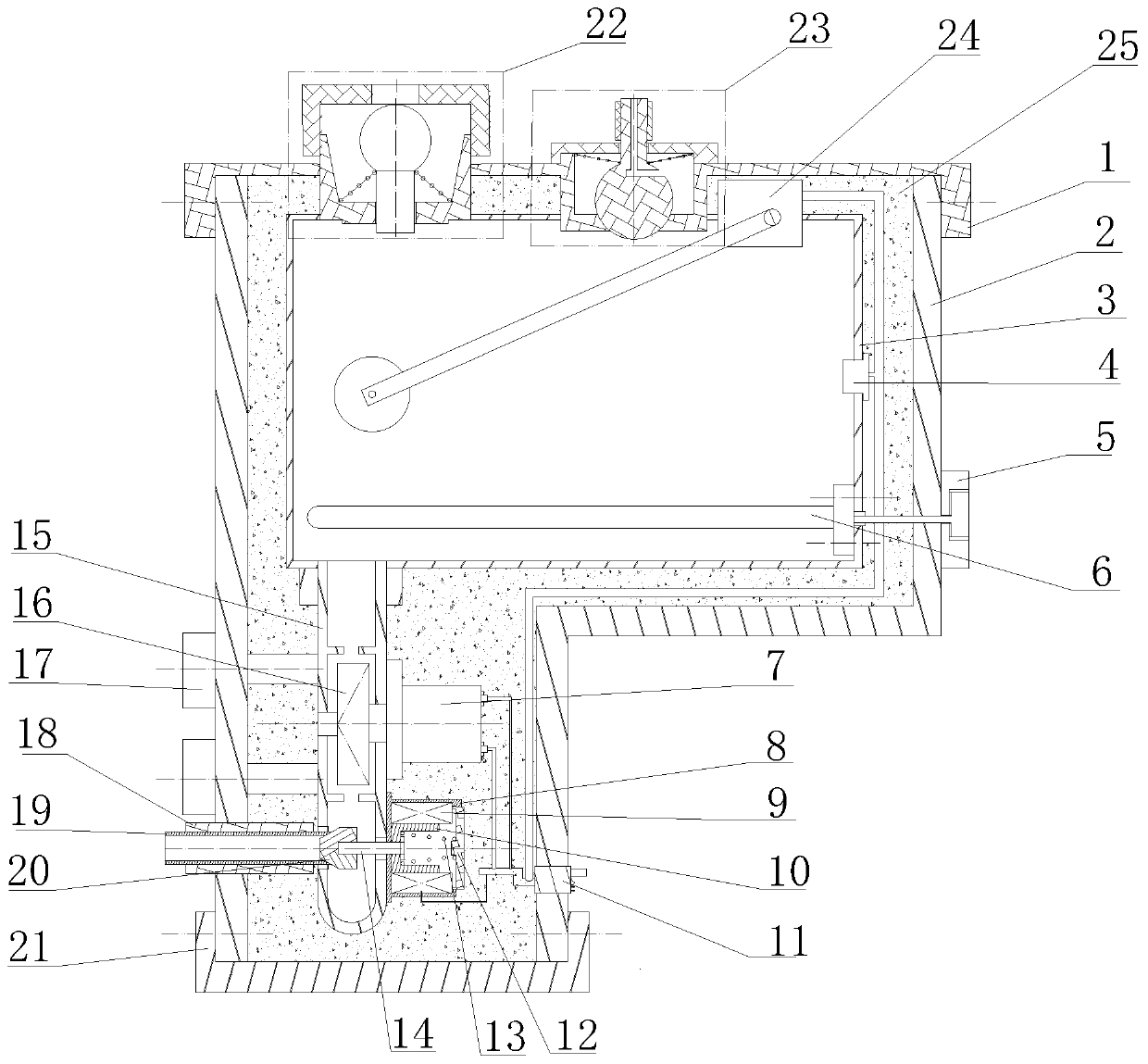 A fully automatic energy-saving antifreeze device