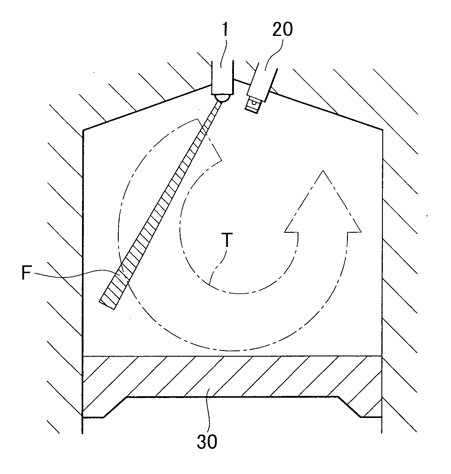 Direct injection spark ignition internal combustion engine and fuel injection method for same