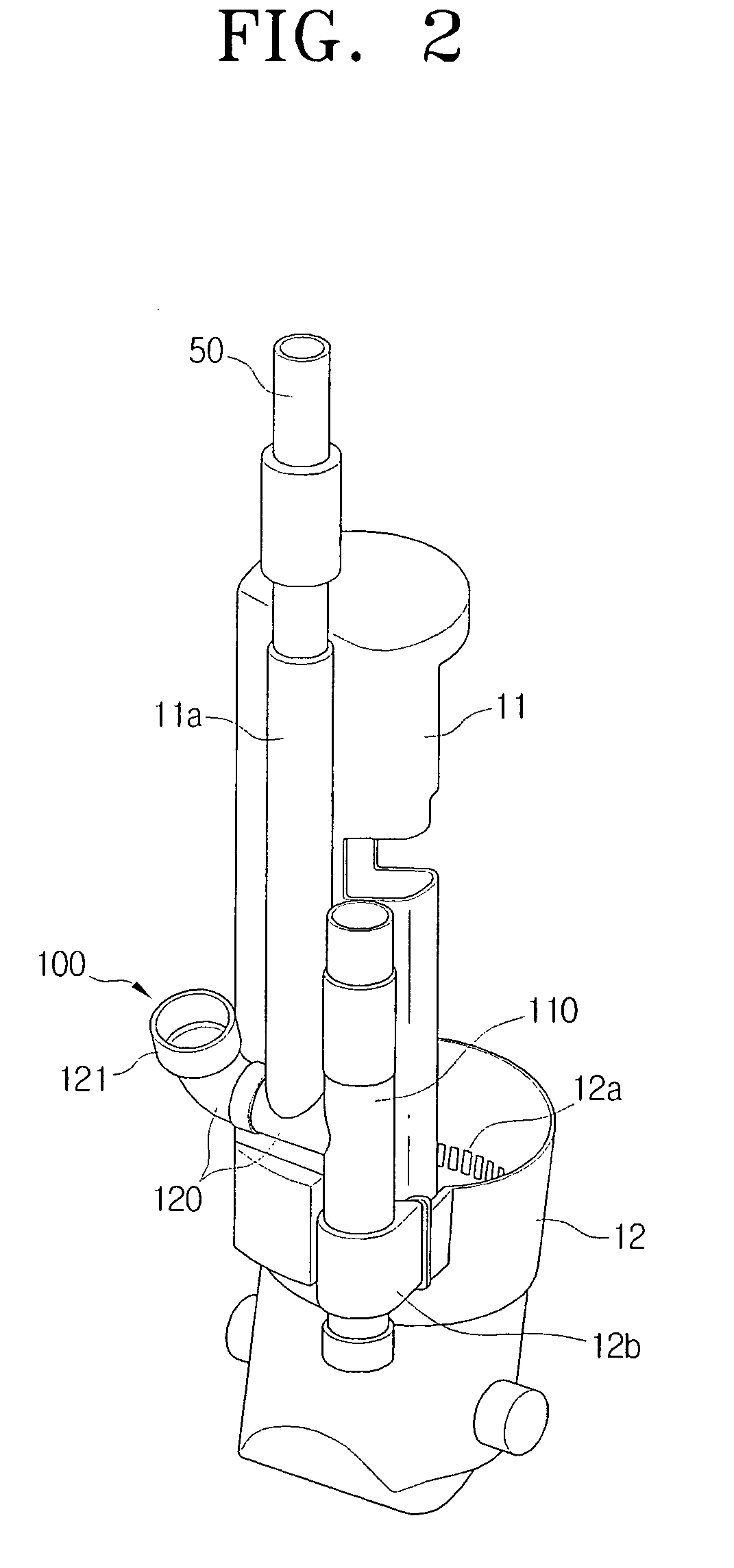 Upright vacuum cleaner having suction path diverting valve