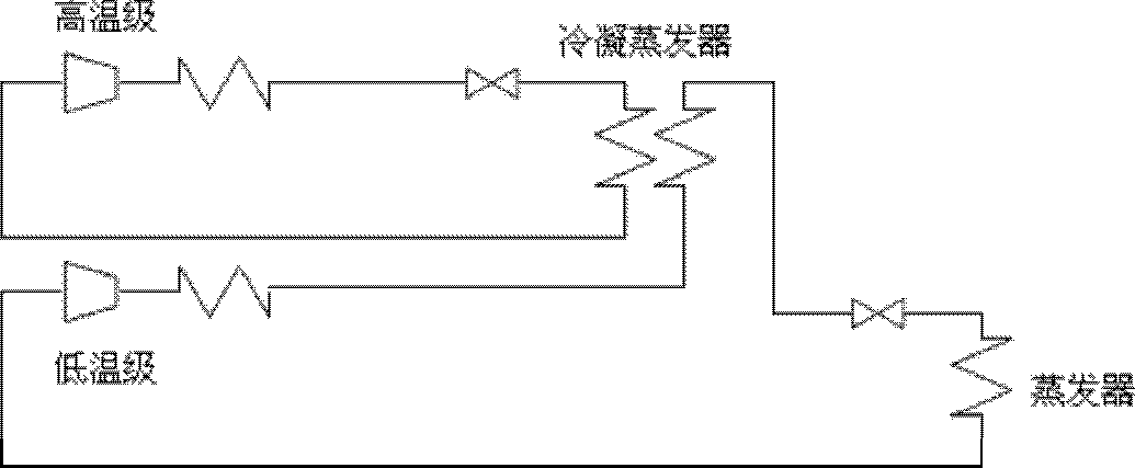 Throttling and refrigerating freezing storage box with two-stage fractional condensation and separation reheating type mixed working medium