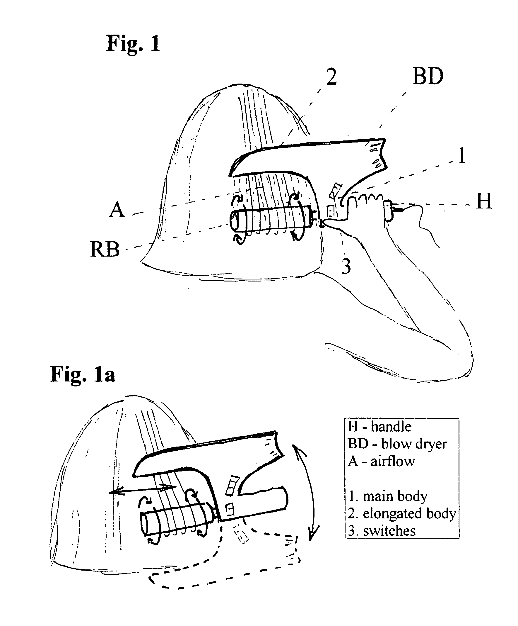 Hair drying/styling device