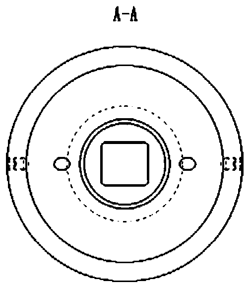 Coaxial powder feeding device and powder feeding method for broadband laser cladding