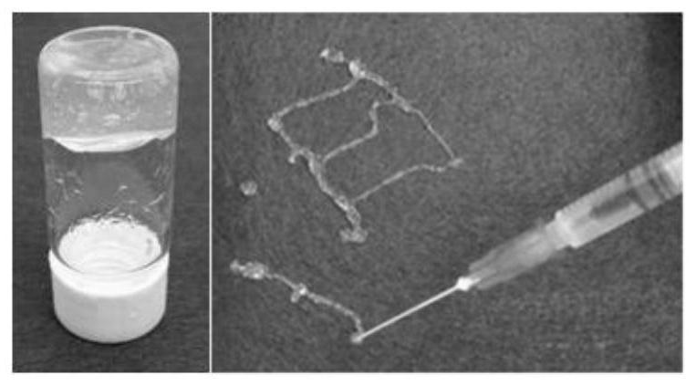 An injectable self-healing hydrogel with adjustable mechanical properties and its preparation method and application