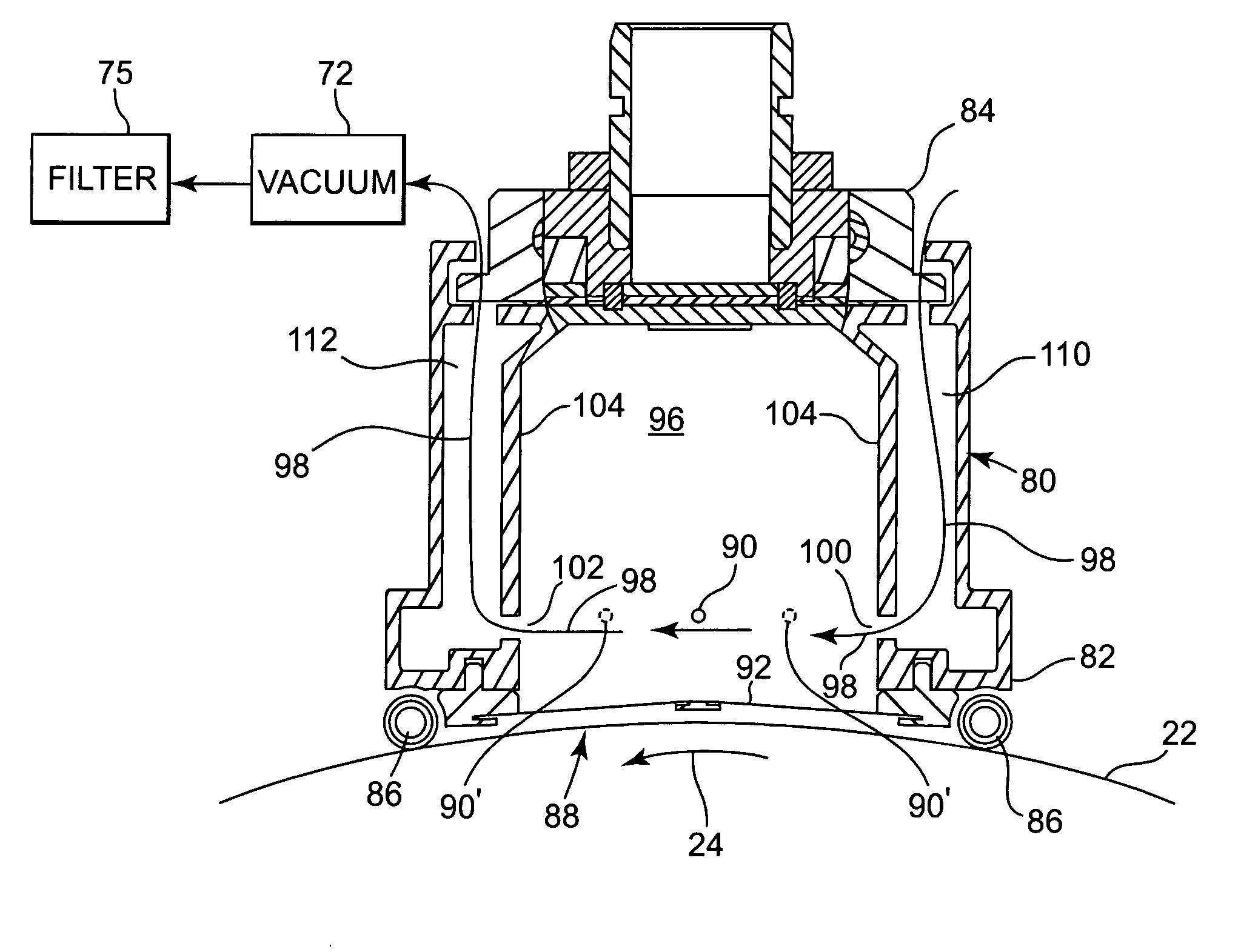 Apparatus and method for reducing contamination of an image transfer device