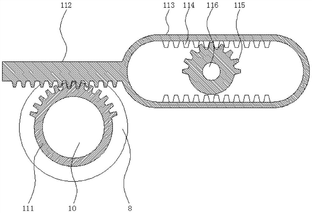 A casting gate grinding device