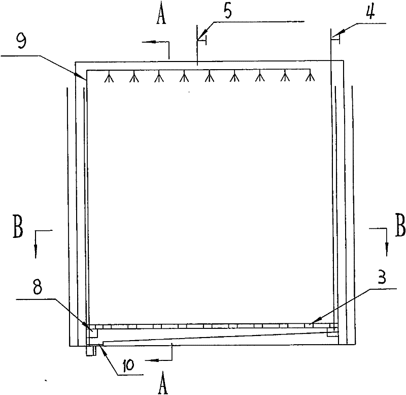 Tobacco stem epidermis anaerobic treatment method and device