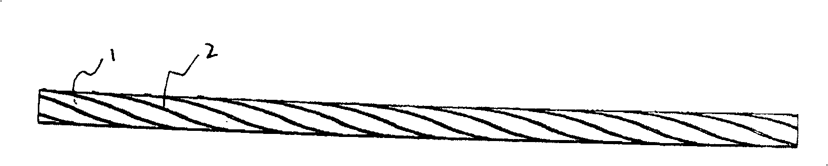 Vein-like tubular pile