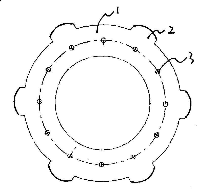 Vein-like tubular pile