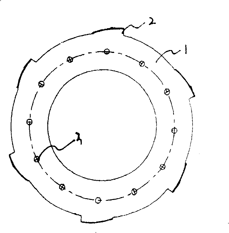 Vein-like tubular pile