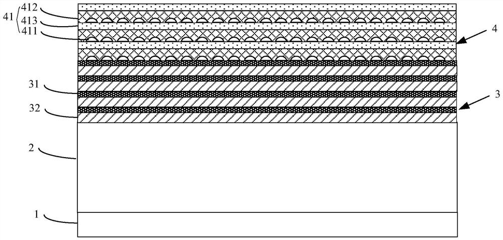 Ultraviolet light-emitting diode epitaxial wafer preparation method for improving hole quantity and epitaxial wafer