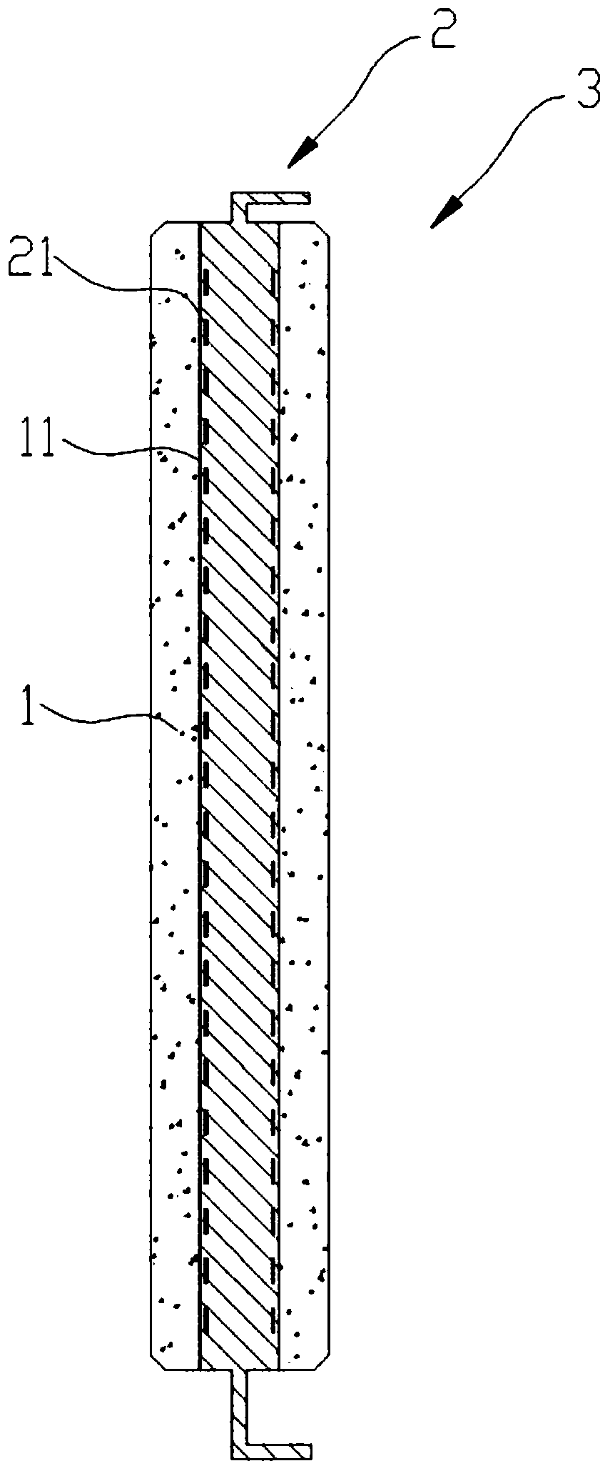 A heating structure and atomizing device with the heating structure