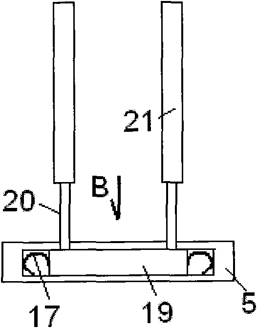 Electric barrow capable of conveying patients, infusing oxyen and liquid medicines for patients and supporting abdomen of patients and provided with baffle facilitating patients to relieve the bowels