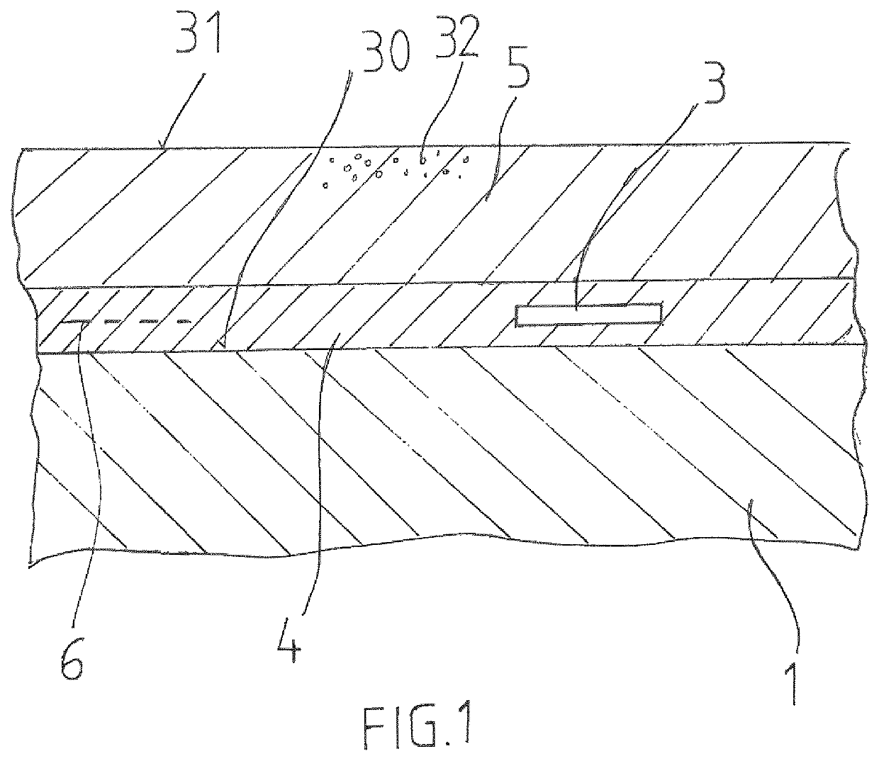 Formwork element with signal module for transmitting separating agent content of a separating agent reservoir layer