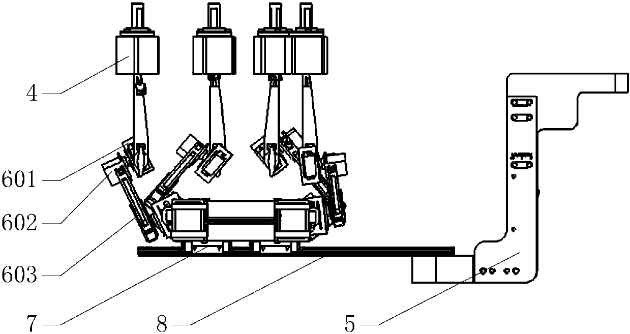 Multi-legged robot for repairing heat transfer tubes