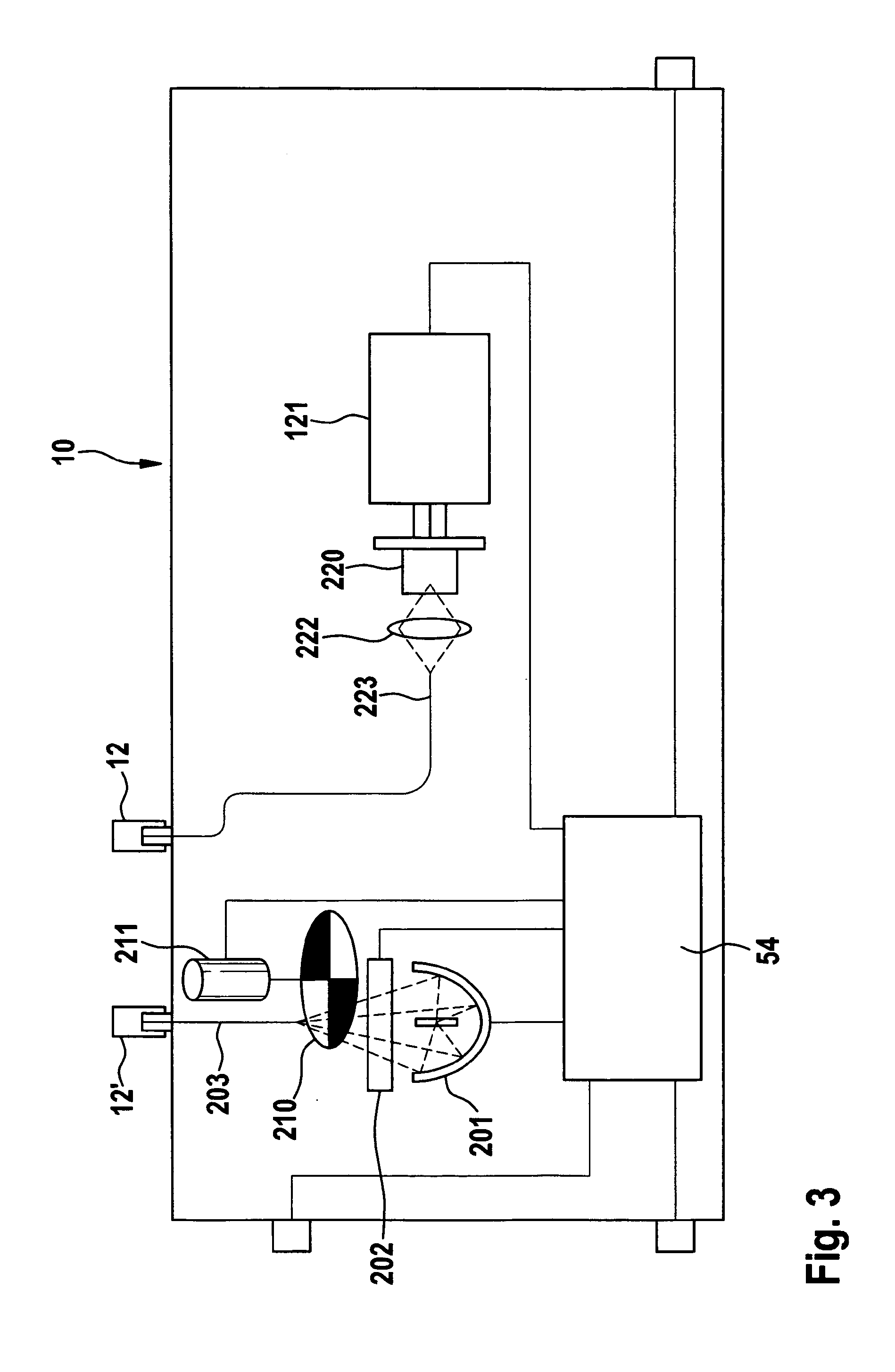 Apparatus and method for fluorescent imaging