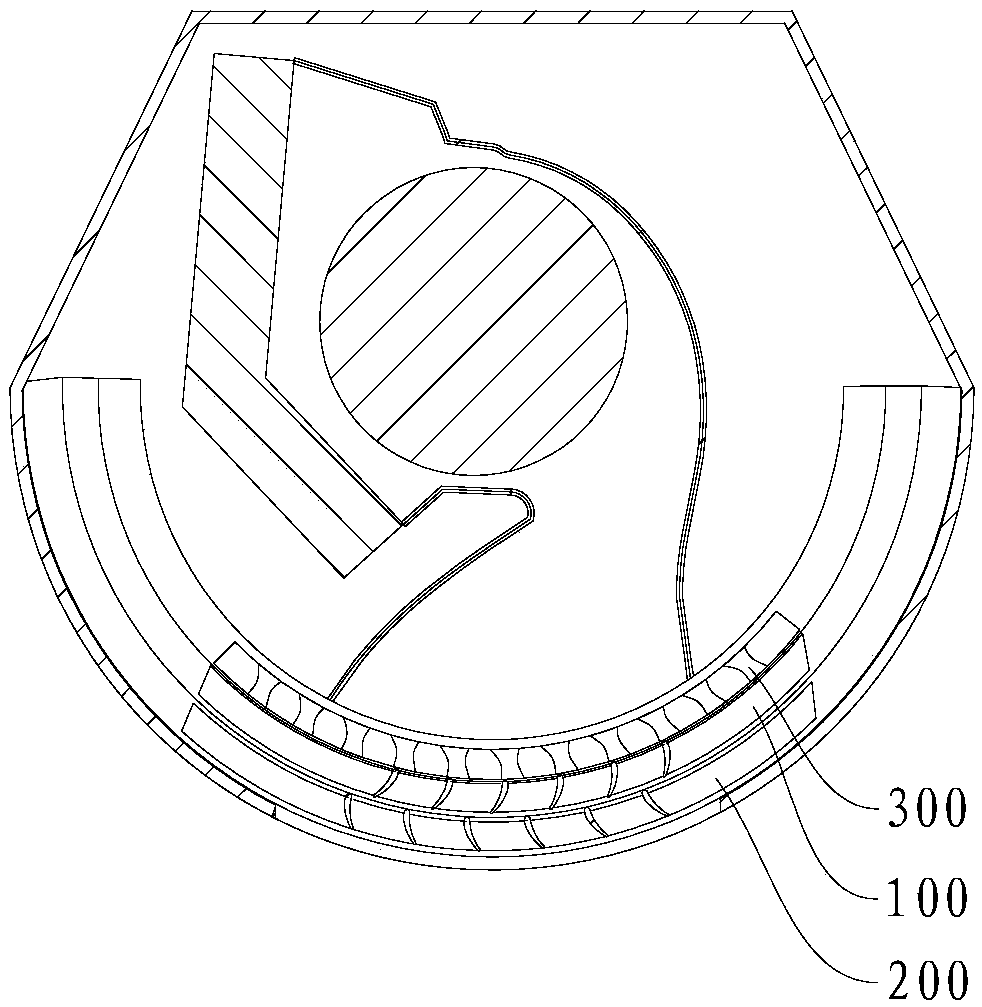 Multi-layer air guide structure, air conditioner and air outlet control method thereof