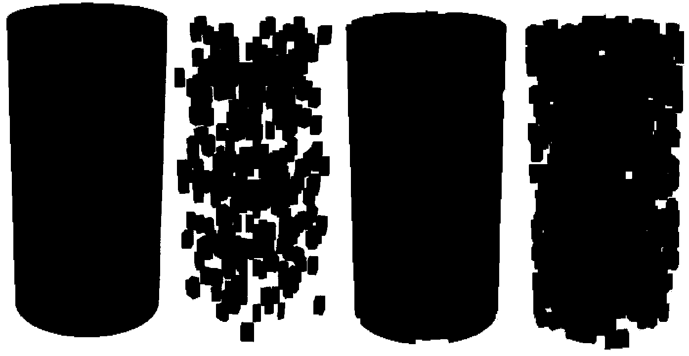 Mesoscopic structure simulation based rock creep property forecasting method