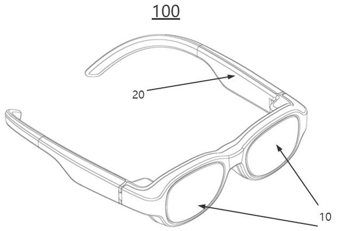 Method for acquiring and displaying data stream based on smart glasses and smart glasses