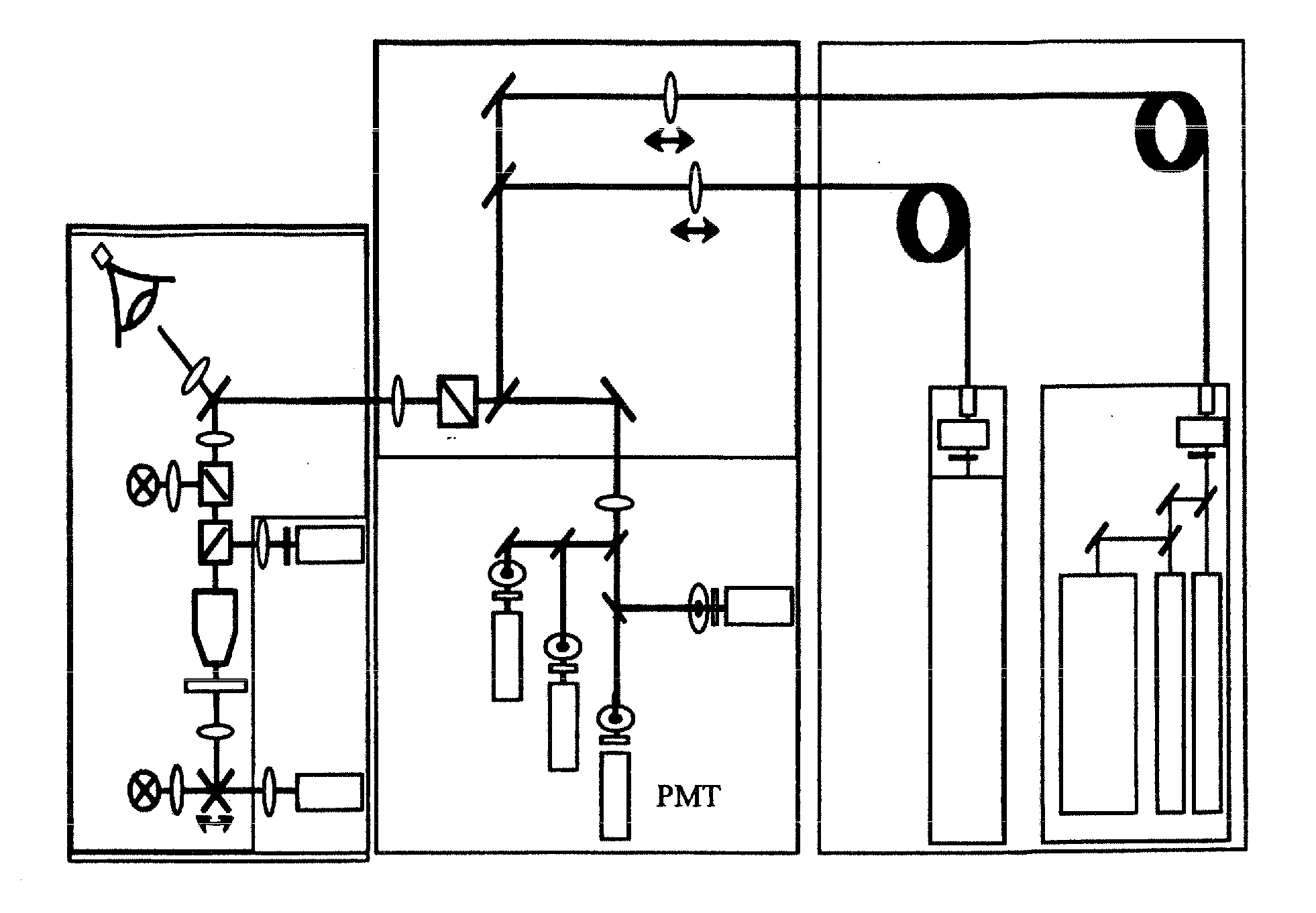 Laser scanning microscope and method for operation thereof