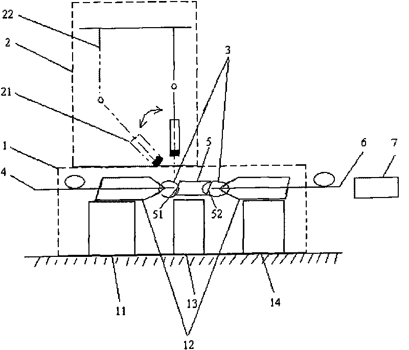 Single-lens multi-angle high-magnification photonic chip coupling and packaging device