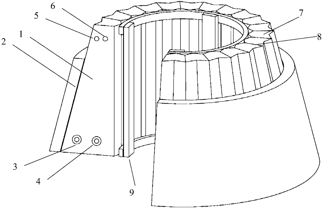 Flexible composite anti-explosion blocking wall