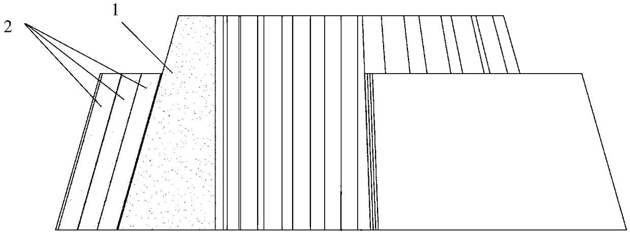 Flexible composite anti-explosion blocking wall