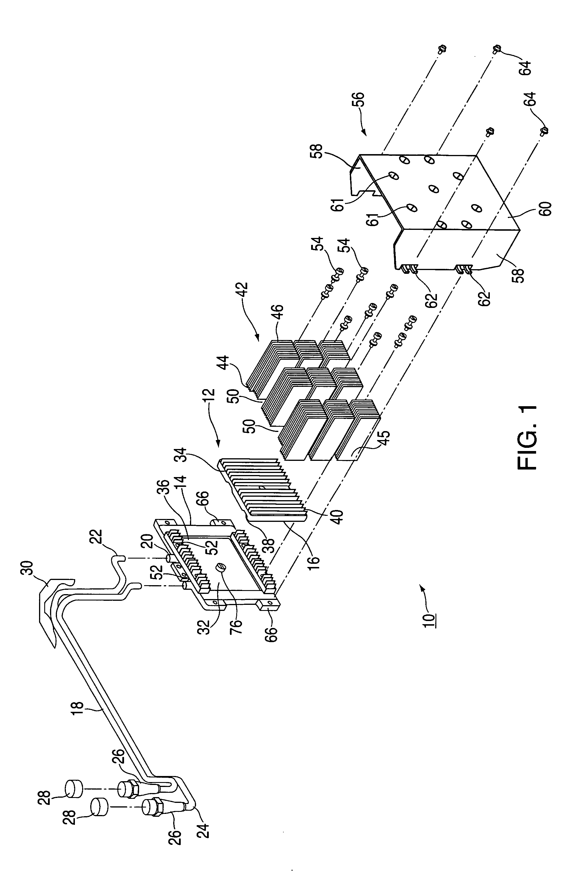 System and method for cooling multiple logic modules