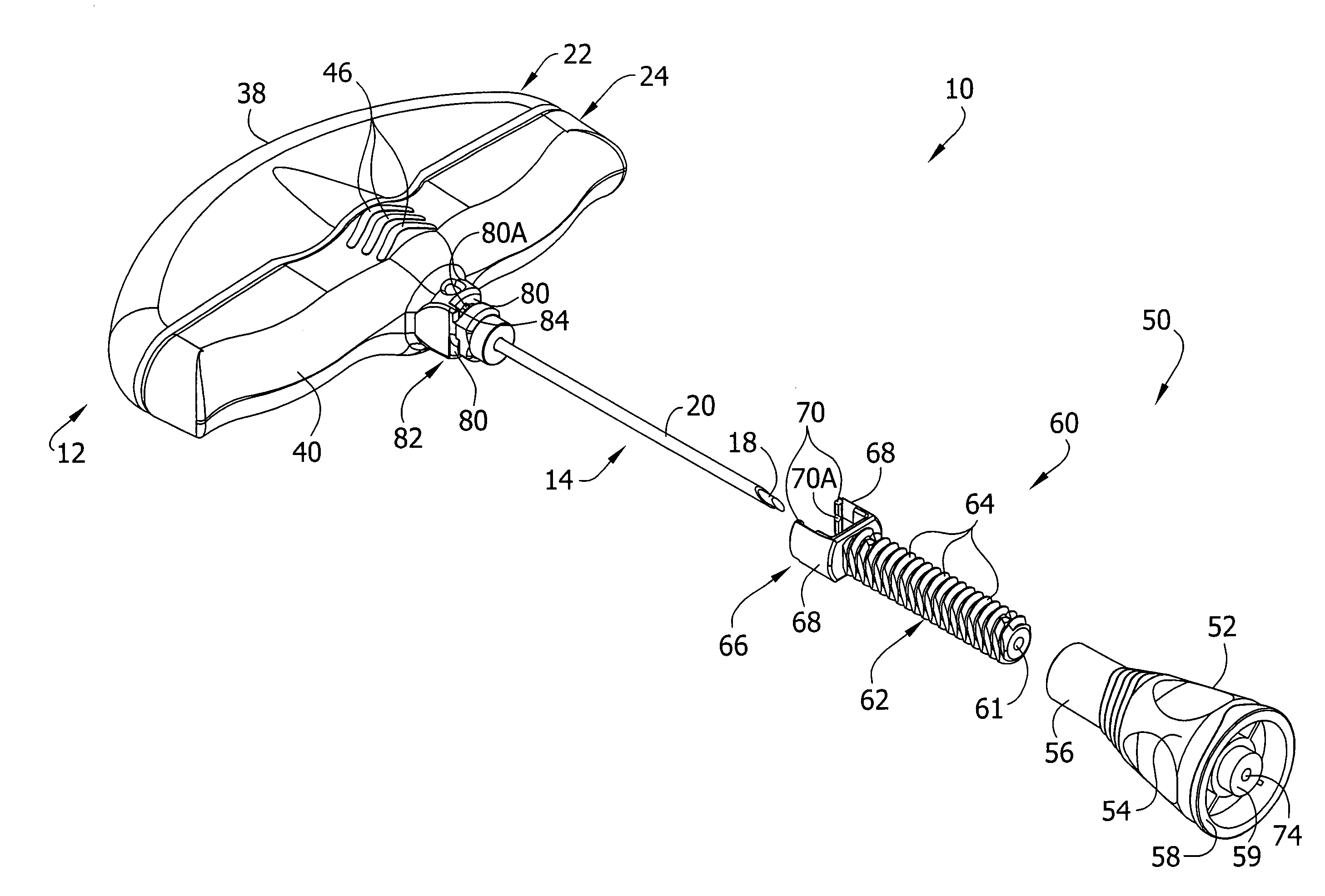 Needle assembly with removable depth stop