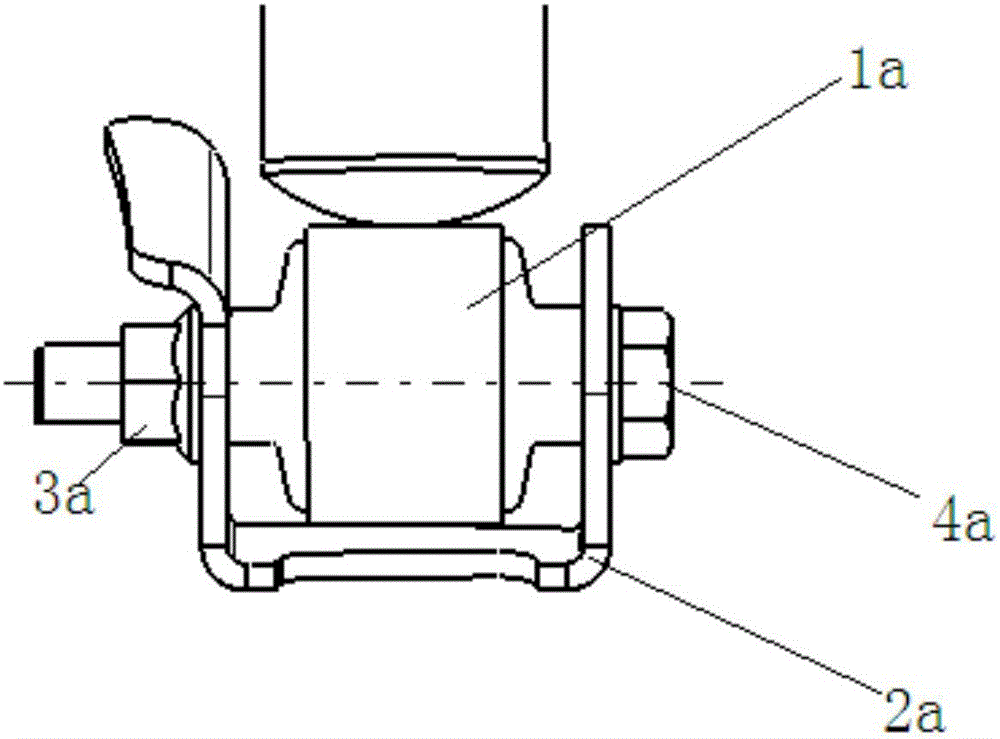 Vibration absorber fixing structure and method