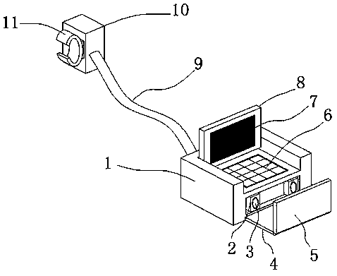 An integrated emergency alarm for electric power detection