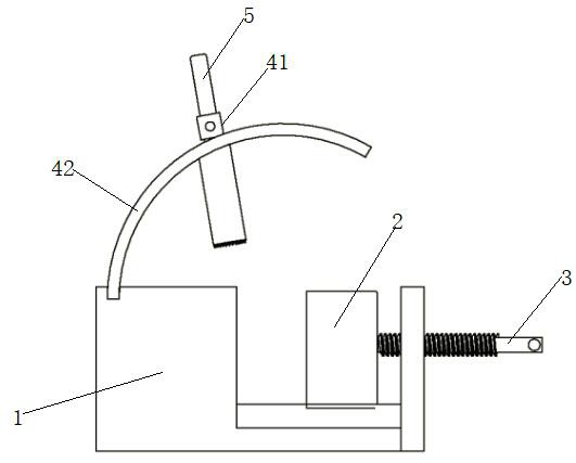 A device for obtaining pathological materials of femoral head whole bone