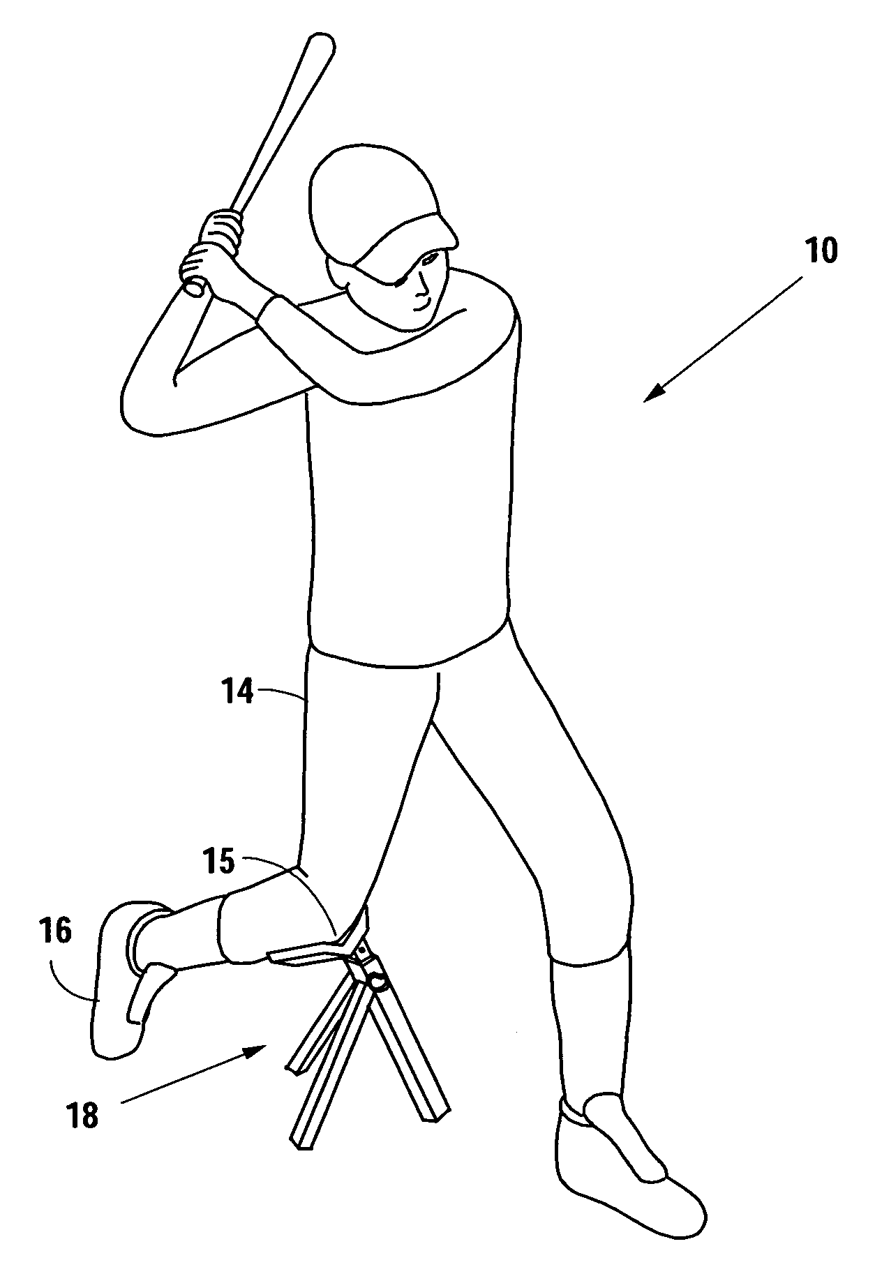 Sports swing training apparatus and method