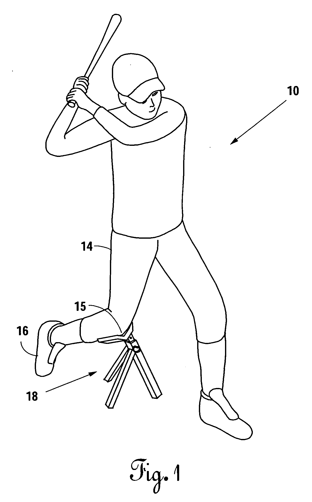 Sports swing training apparatus and method