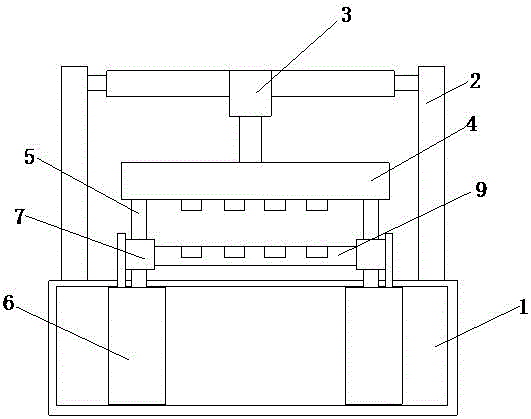 Fixing clamping device for wire