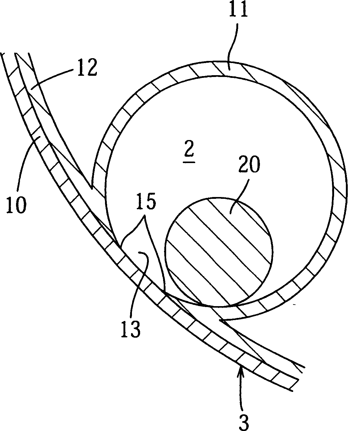 Pipe for cable laying and producing method thereof